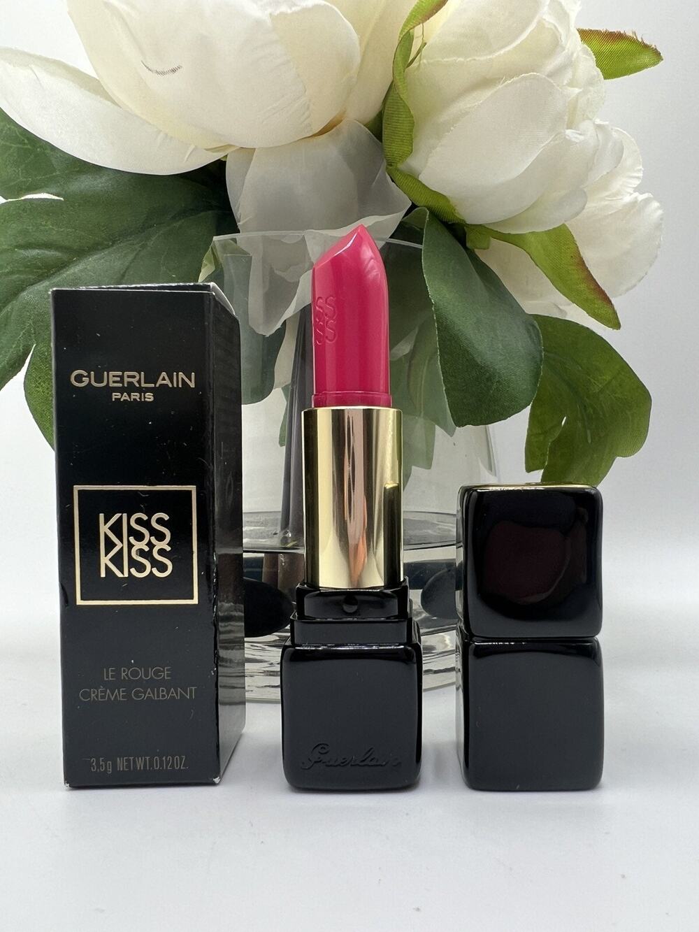 GUERLAIN KISS KISS CREAMY SHAPING LIP COLOUR 361 EXCESSIVE ROSE 3.5 G/0.12 OZ